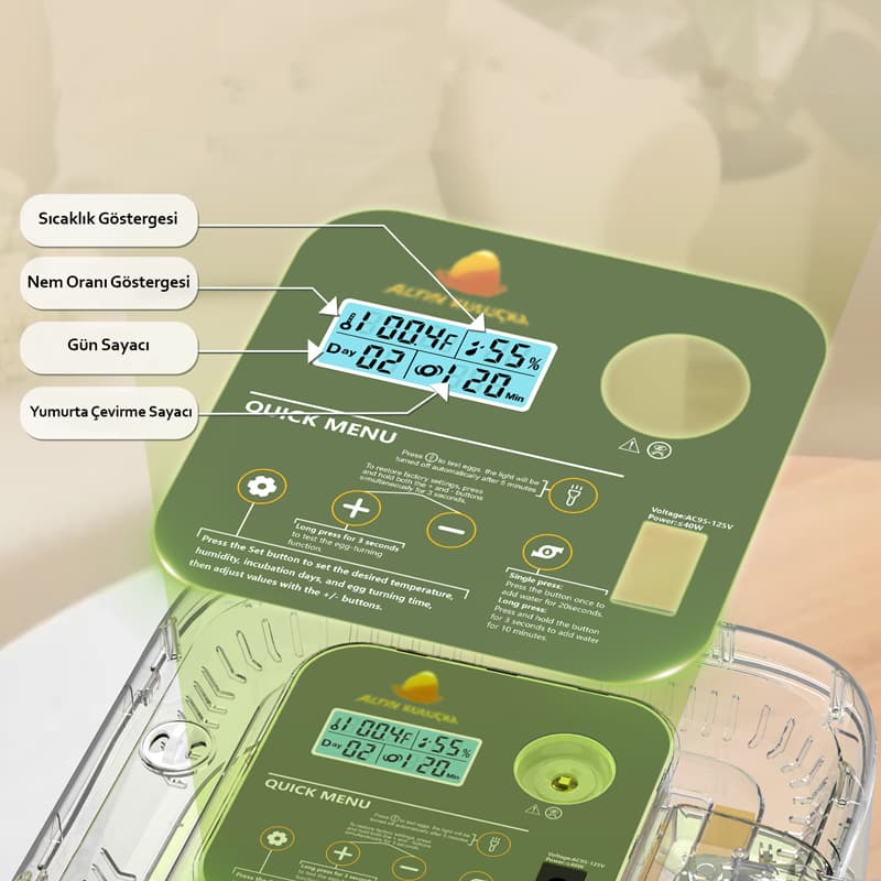 Altın 12 li kontrol paneli