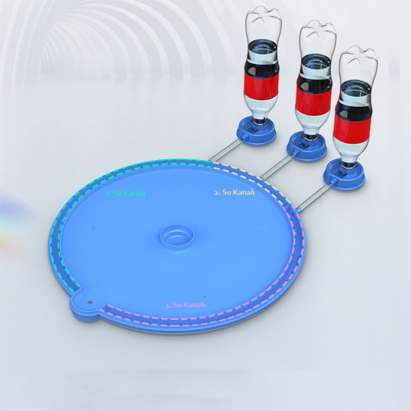 Altın 24 lü kuluçka makinesi tabanı ve su kanalları