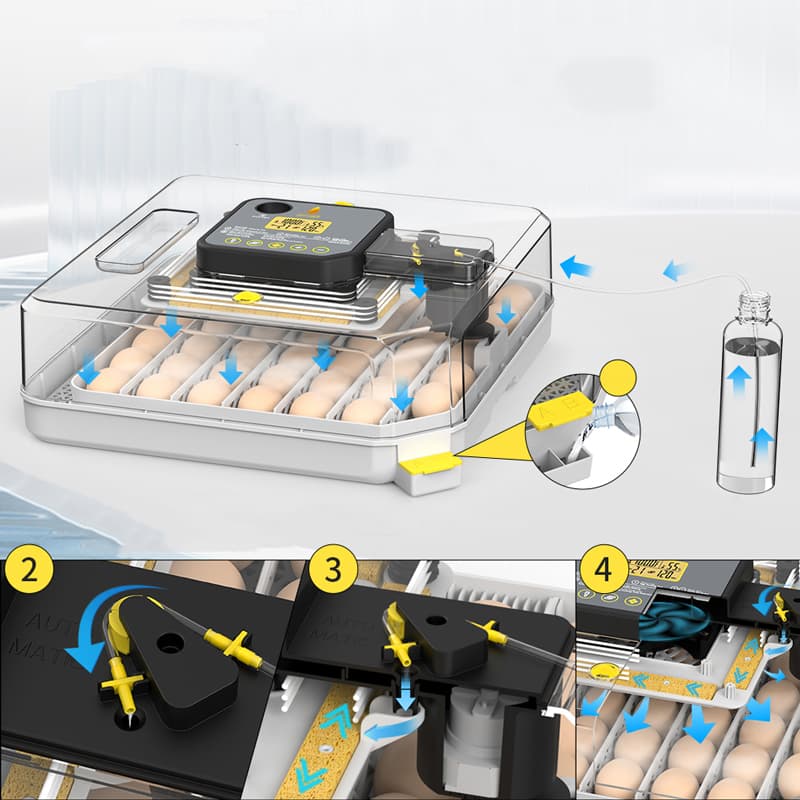 48 li kuluçka makinesi nemlendirme sistemi