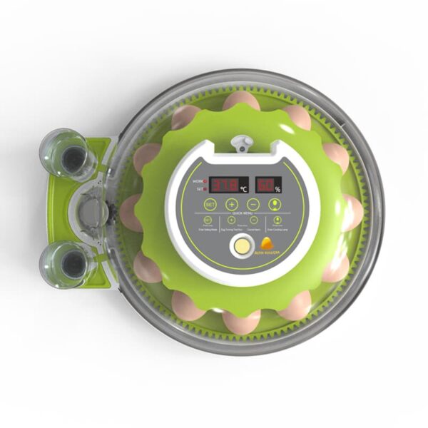 18 li kuluçka makinesi yukarıdan görseli