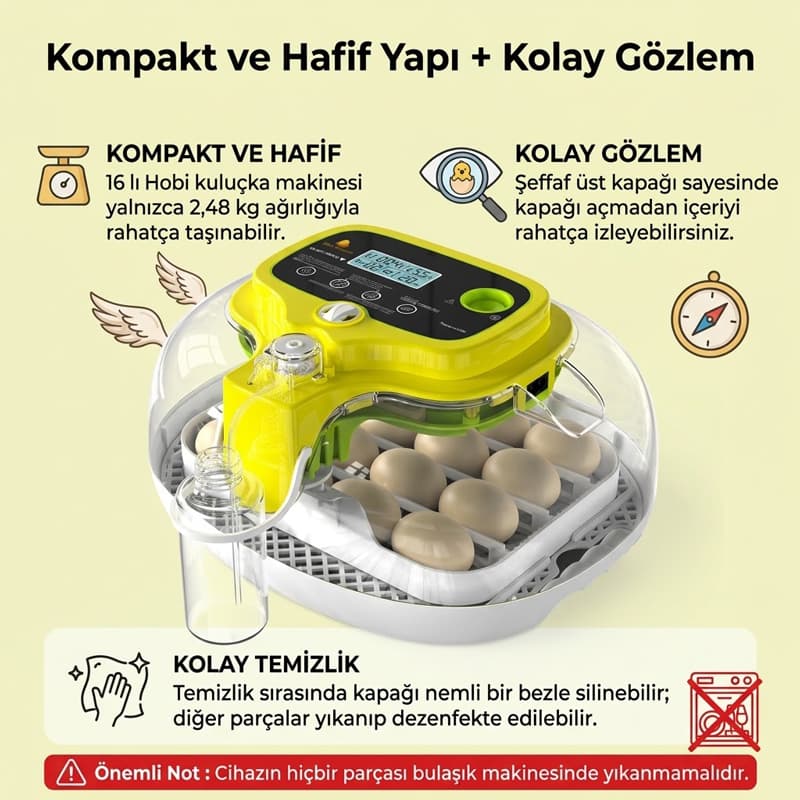 M16-Pro Kompakt Tasarım