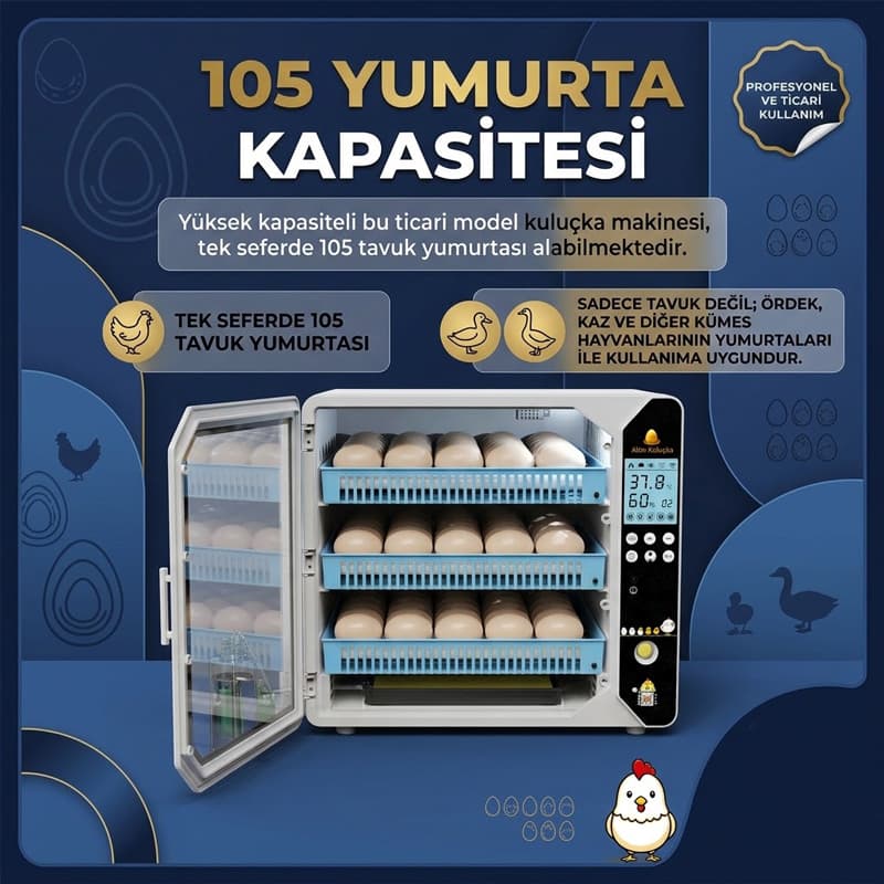 WZ-M105 Yumurta Kapasitesi
