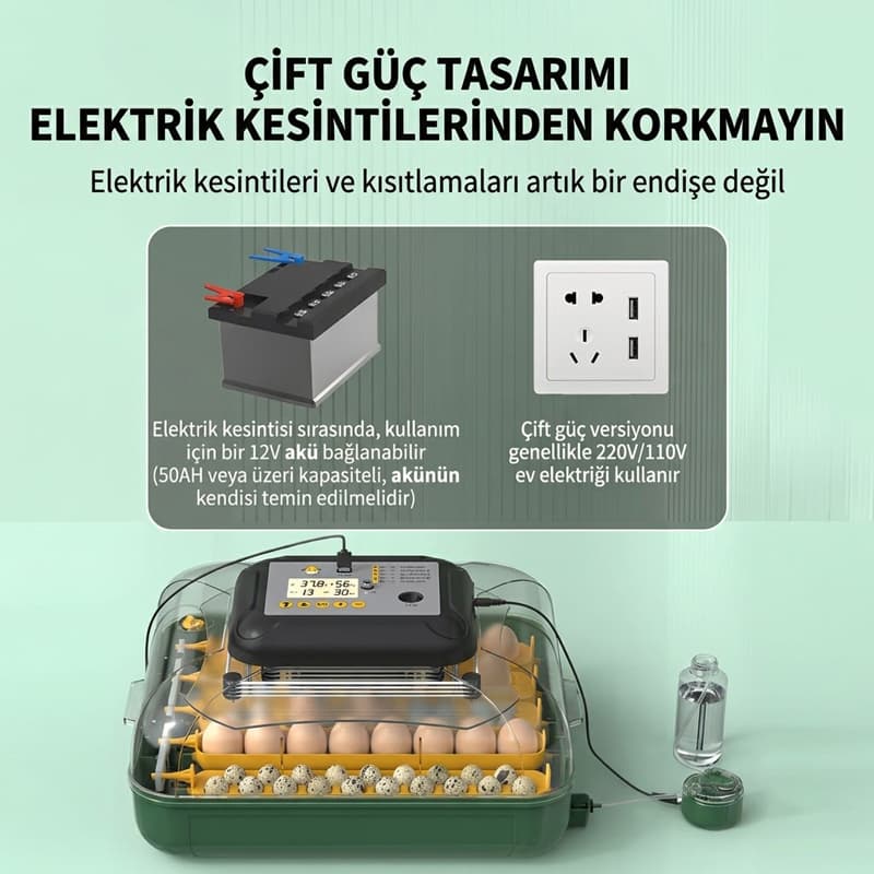 WZ-Y30 Çift Voltaj Seçeneği
