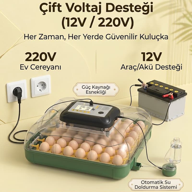 WZ-Y49 Çift Voltaj Desteği